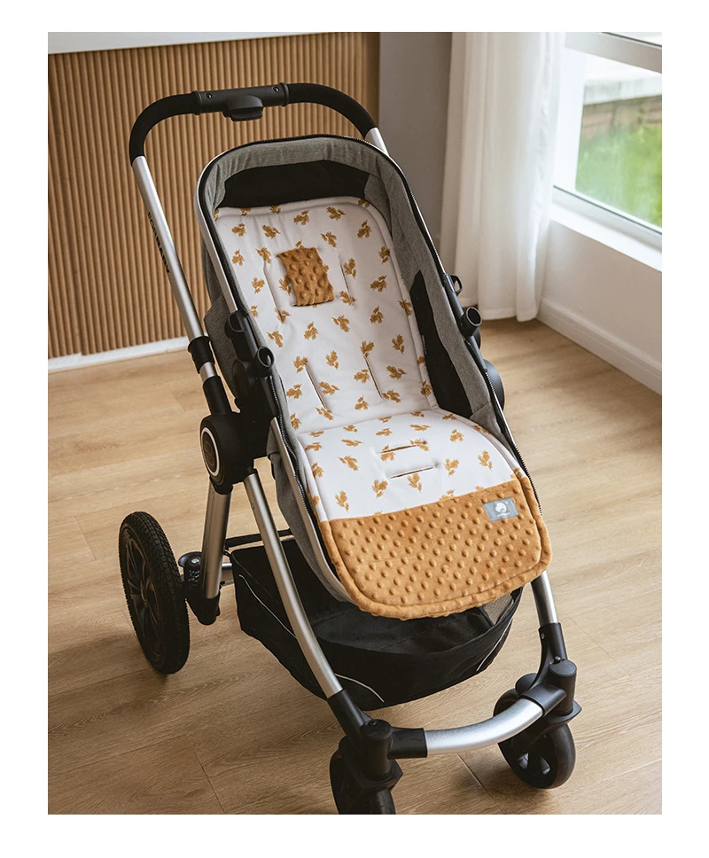 Stroller Cushion Universal Breathable Kids Pushchair Car Trolley Seat Mattress Soft Diaper Pad Cotton Baby Stroller Accessories