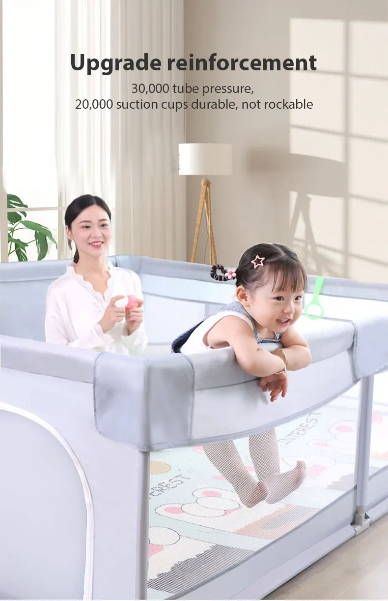Large Baby Playpen for Children with Foam Protector Baby Playground for 0~6 Years Old Kids Ball Pit Playpen Indoor Baby Safety F