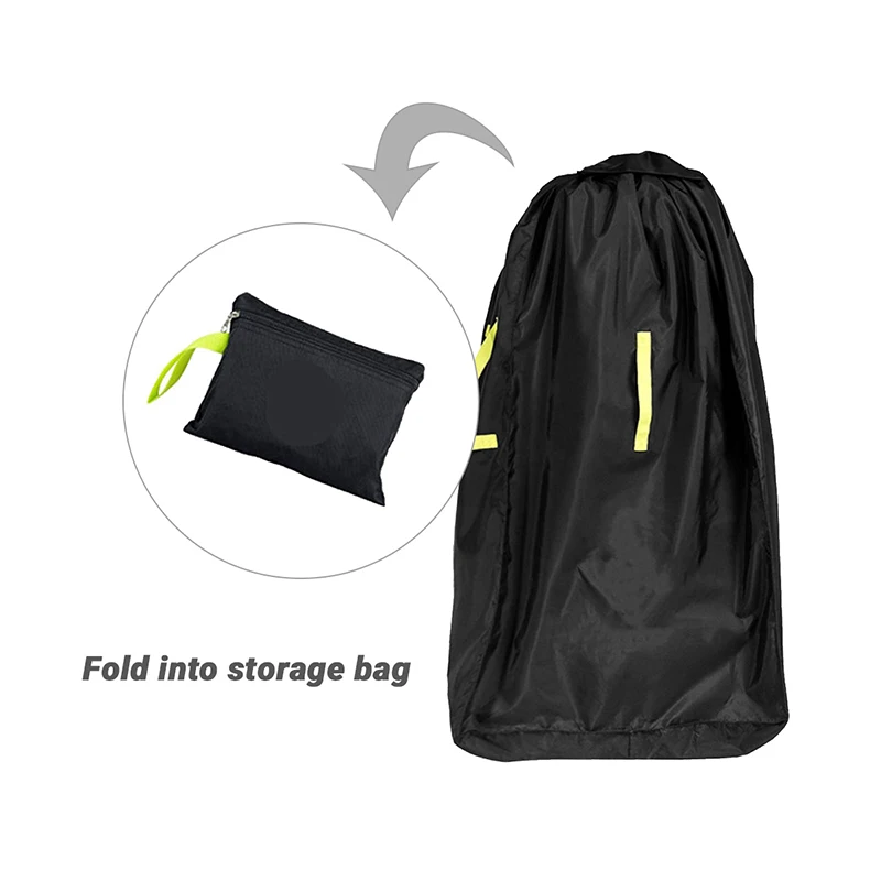 420D Oxford Large Car Seat Bag For Airplane Travel Baby Stroller Dust Cover Infant Carrier Storage Bag With Shoulder Strap