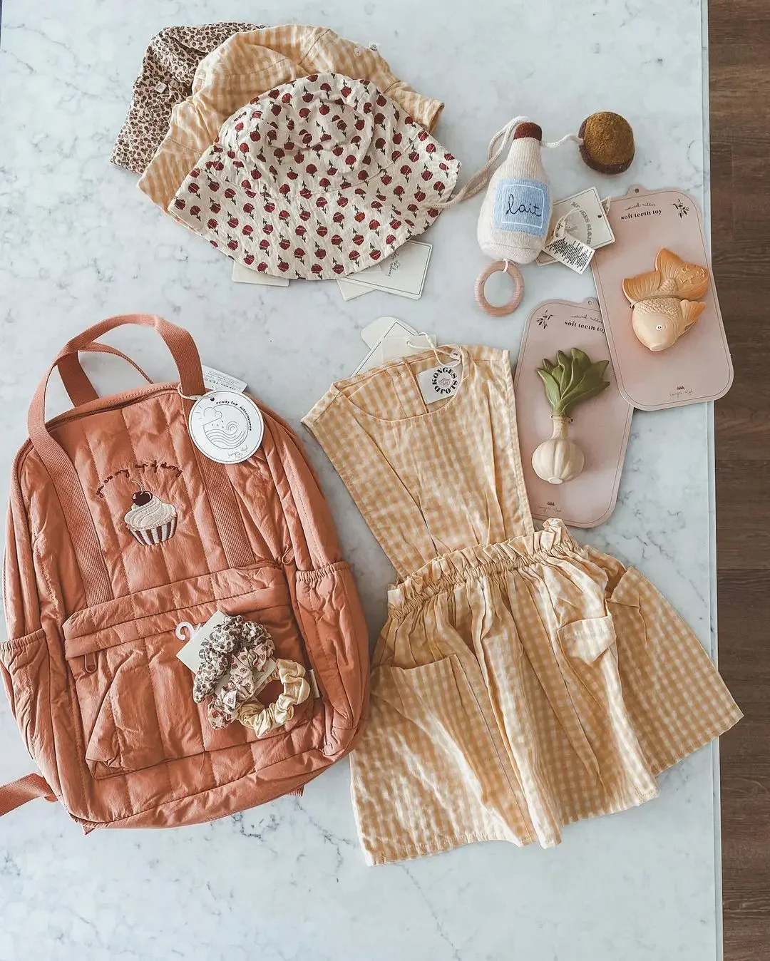 New KS Baby Backpack Parent-child Kids Schoolbag Kindergarten Bags Brand Traveling Cherry Children's Boys Girls Mom Storage