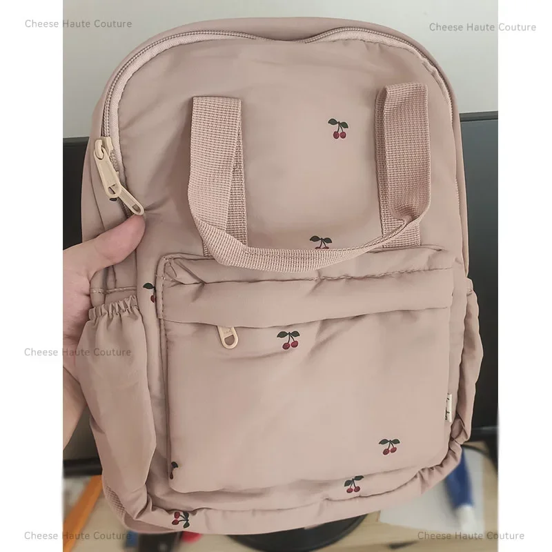 New KS Baby Backpack Parent-child Kids Schoolbag Kindergarten Bags Brand Traveling Cherry Children's Boys Girls Mom Storage
