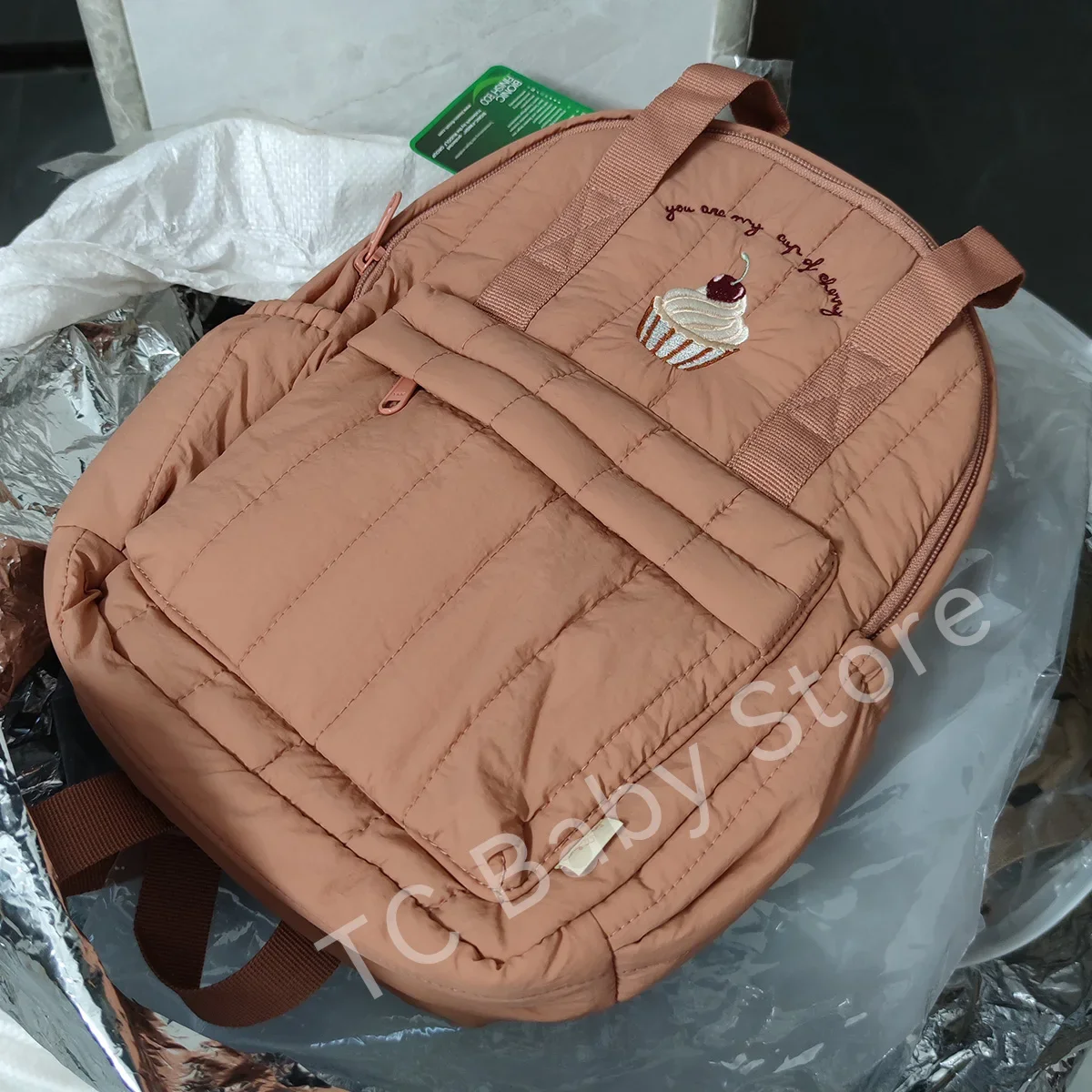 New KS Baby Backpack Parent-child Kids Schoolbag Kindergarten Bags Brand Traveling Cherry Children's Boys Girls Mom Storage