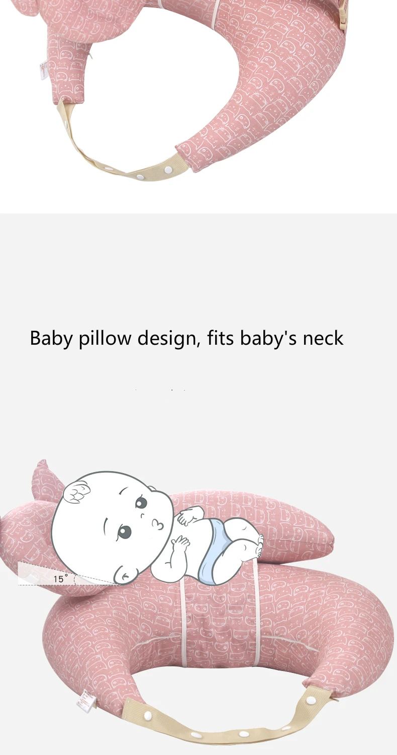2020 Multifunction Nursing Pillow Halter With Shoulder Strap Baby Pillow Newborn Cartoon Baby Shaping Pillow Soft Feeding Pillow