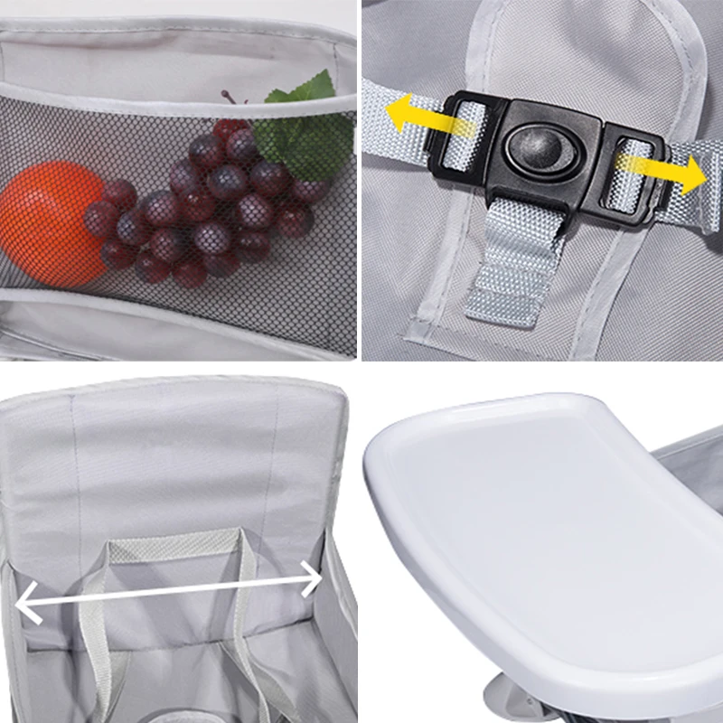 Baby Furniture Supplies Booster Seat Dining Chair Portable Travel Folding Kids With Feeding Chair Outdoor Beach Seat