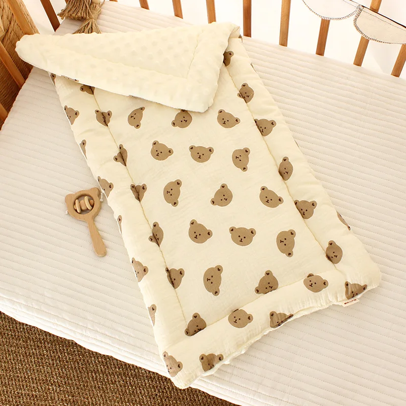 Crib Mattress Toddler Bed Mattresses Thick Baby Cradle Mattress Pad Washable Bed Crib Cotton Pad Double Sides Stroller Cushion