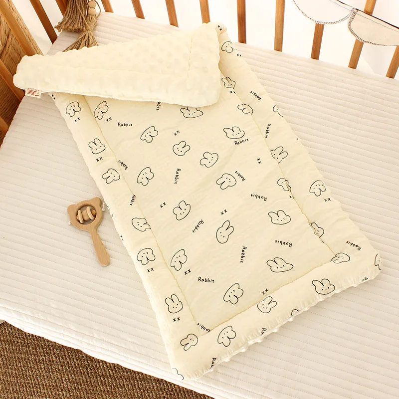 Crib Mattress Toddler Bed Mattresses Thick Baby Cradle Mattress Pad Washable Bed Crib Cotton Pad Double Sides Stroller Cushion