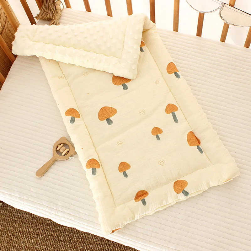Crib Mattress Toddler Bed Mattresses Thick Baby Cradle Mattress Pad Washable Bed Crib Cotton Pad Double Sides Stroller Cushion