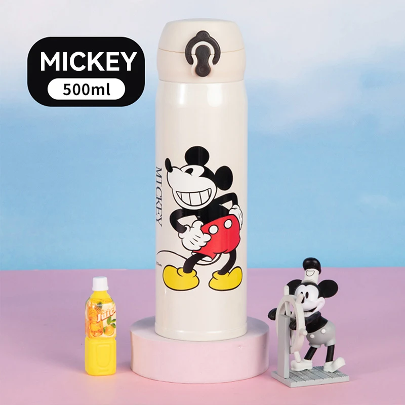 Disney Children's Insulated Water Bottle School-Ready Spider-Man Water Flask Unisex Primary School Pupils' Direct-Drink Cup