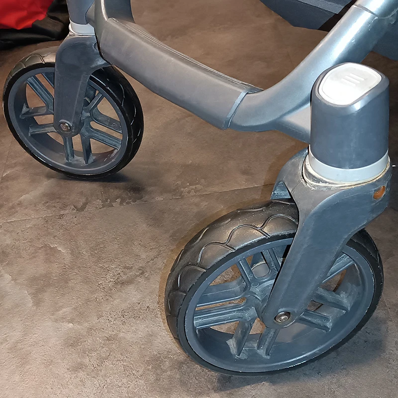 Front Wheel Tire For Uppababy Vista Series Pushchair PU Tyre Tubless Baby Buggy Outer Cover Bebe Pram Repalce Accessories