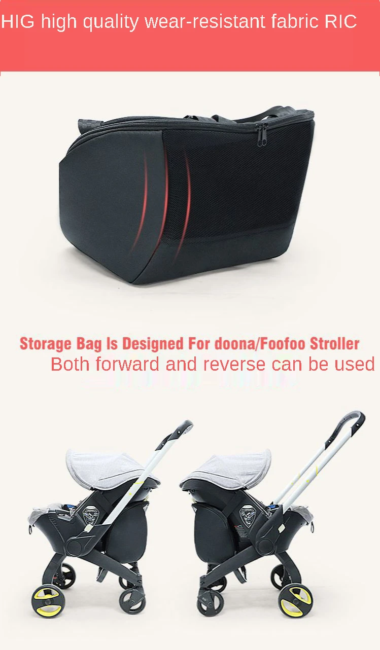Original Wheels For Donna /Doona Replace Mosquito Net Rain Cover Bag Leather Cover Cotton Pad Dustproof Pad Stroller Accessories