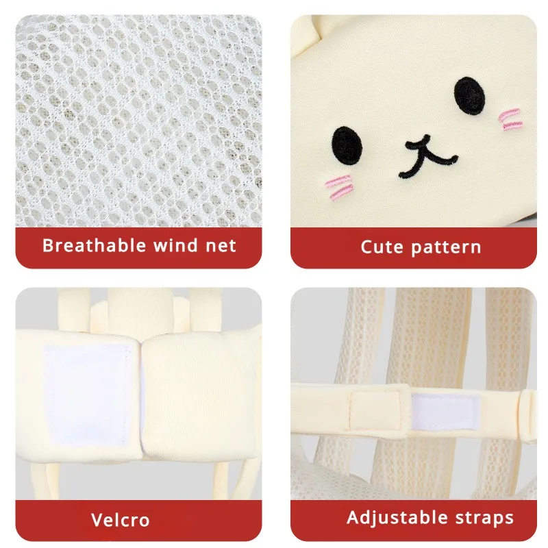 Kids Baby Helmet for Crawling Walking Baby Head Protector Soft Cushion Infant Baby Safety Headguard for Learning to Walk