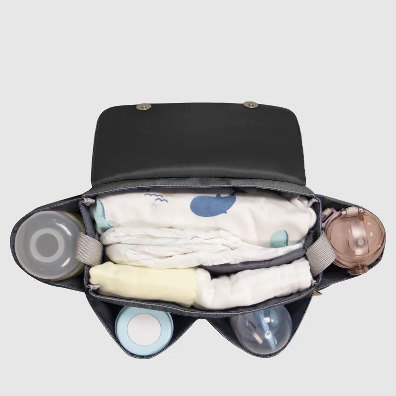 Baby Stroller Hanging Bag Accessories, Large Capacity Stroller Storage Bag, Shoulder Bag, Mother and Baby Bag, Diaper Bag