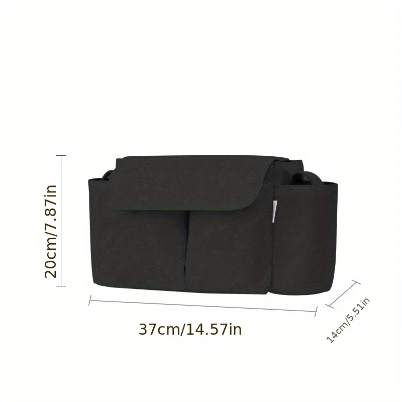 Baby Stroller Hanging Bag Accessories, Large Capacity Stroller Storage Bag, Shoulder Bag, Mother and Baby Bag, Diaper Bag