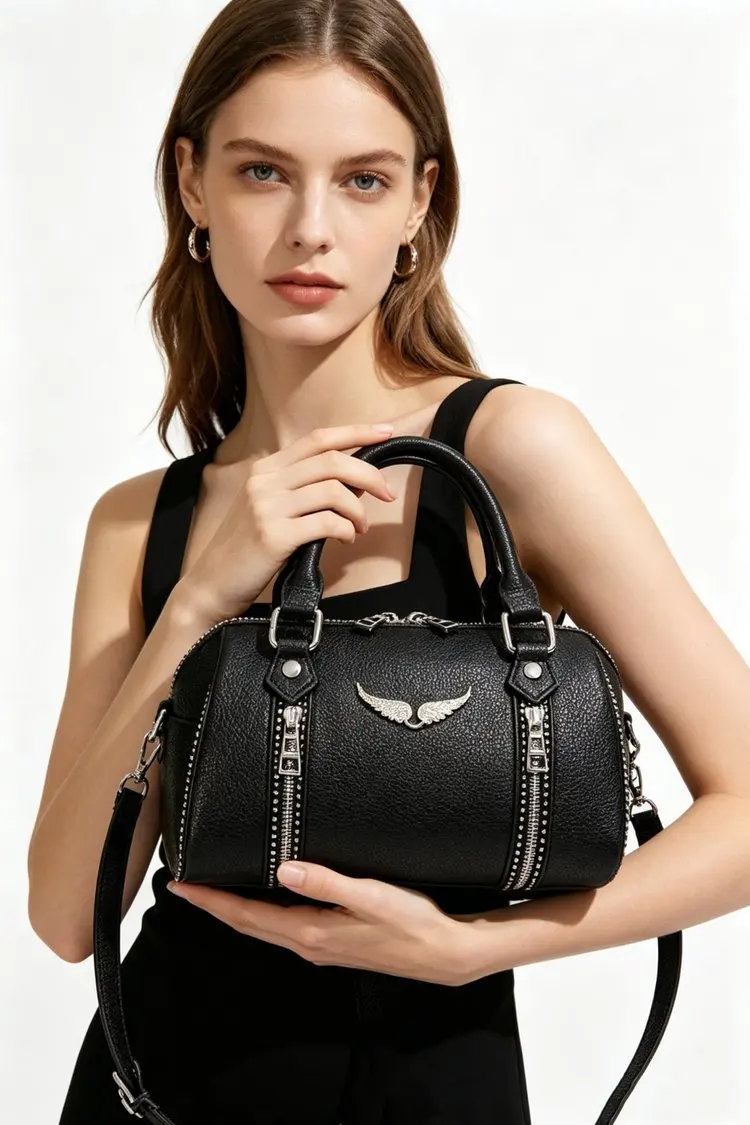 Vintage Classic Leather Diaper Bag For Women Elegant Solid Color Commuter Purse Best Superstar Show Unique Casual Design