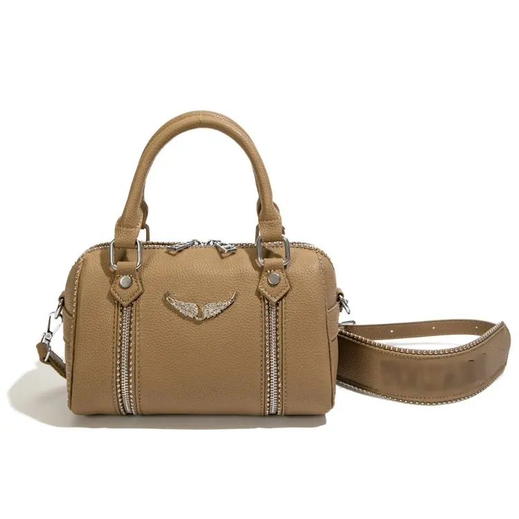 Vintage Classic Leather Diaper Bag For Women Elegant Solid Color Commuter Purse Best Superstar Show Unique Casual Design