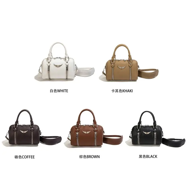 Vintage Classic Leather Diaper Bag For Women Elegant Solid Color Commuter Purse Best Superstar Show Unique Casual Design