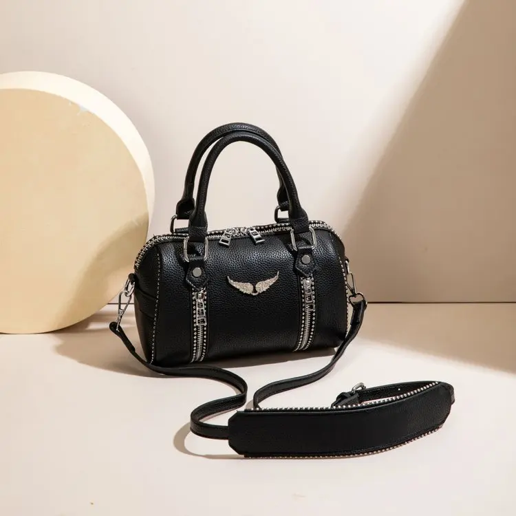 Vintage Classic Leather Diaper Bag For Women Elegant Solid Color Commuter Purse Best Superstar Show Unique Casual Design