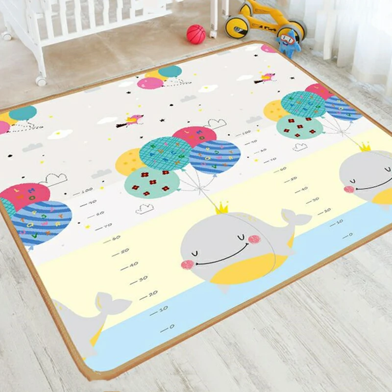 Folding Mat Carpet Rug Playmat Crawling Play Mats 200x180/180x150/180x120cm Play Mat for Children's Thick Safety Mat Friendly
