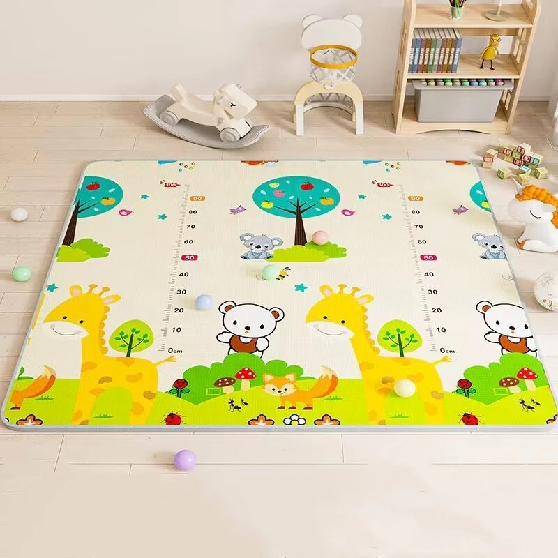 Folding Mat Carpet Rug Playmat Crawling Play Mats 200x180/180x150/180x120cm Play Mat for Children's Thick Safety Mat Friendly