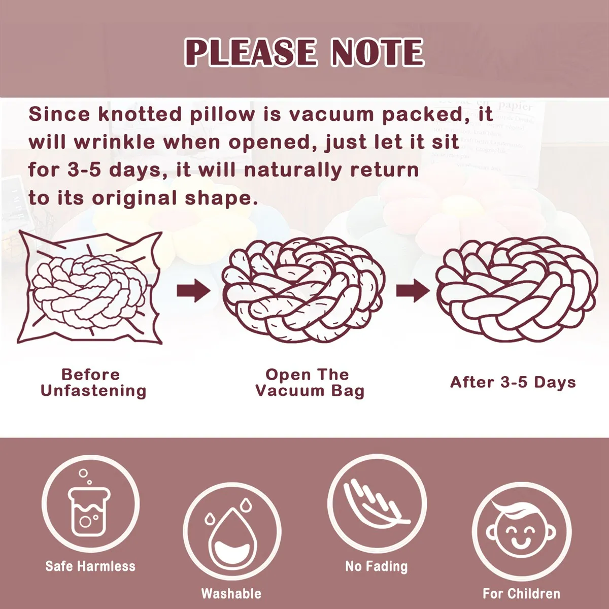  1M/2M/3M/4M Knot Braid Baby Bed Bumper Infant Cradle Protector Plush Pillow Cushion Crib Anti-collision Room Decor
