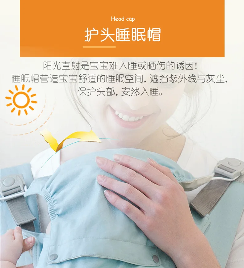 0-36M Ergonomic Baby Carrier Infant Kid Baby Hipseat Sling Save Effort Kangaroo Baby Wrap Carrier for Baby Travel