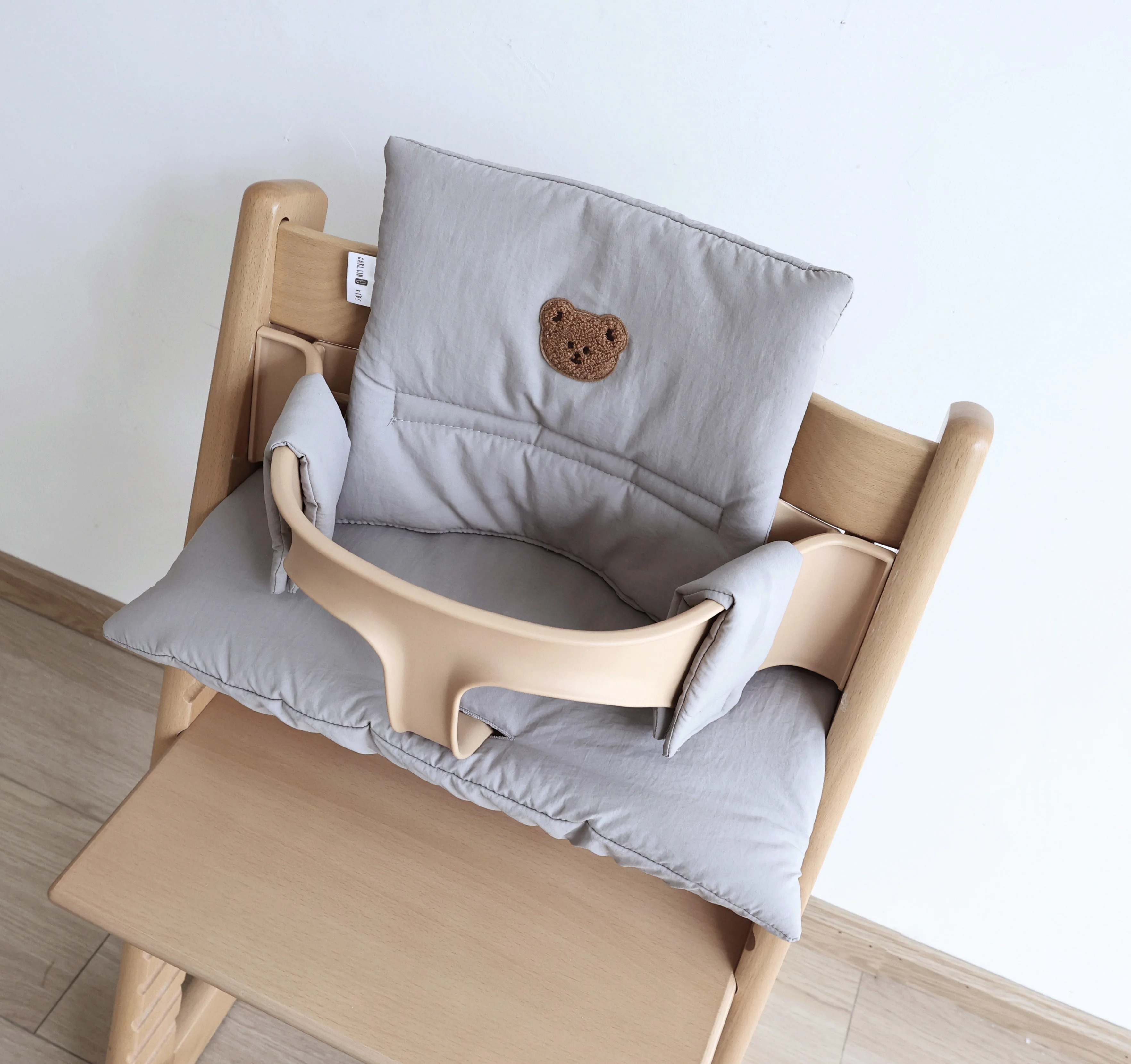 New Solid Color Children's Dining Chair Cushion, Breathable Baby Eating Cushion, Infant Growth Chair Cushion Accessories for Restaurants and Home Use