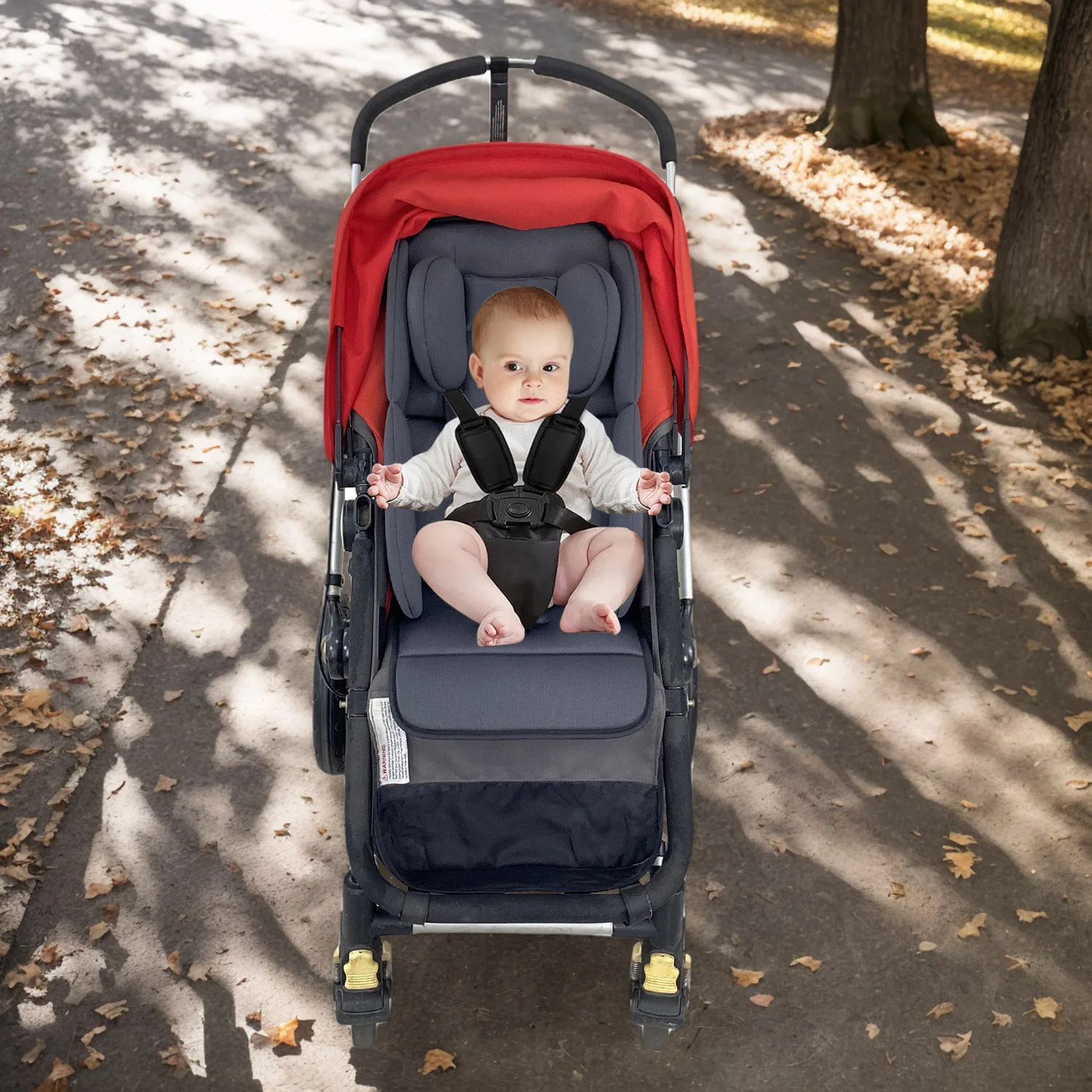 Universal Baby Stroller Seat Cushion Compatible with Uppababy Vista V2, V3 Cruz V2 2 in 1 Newborn to Toddler Comfort Insert