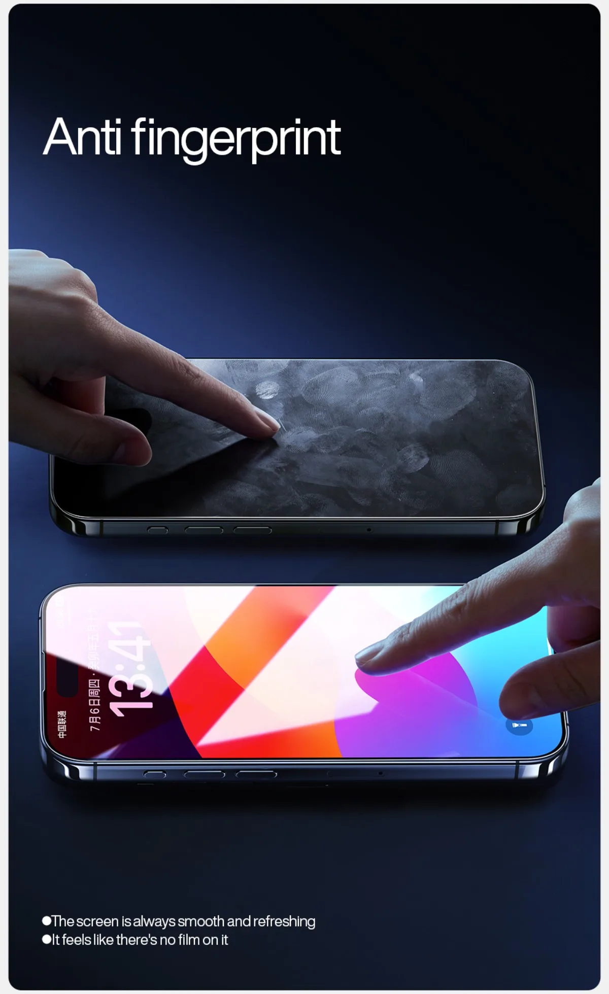 SmartDevil Full Cover Tempered Glass for iPhone 18 Pro Max 17ProMax 16Pro Screen Protector for iPhone 18Pro HD Anti-blue Light