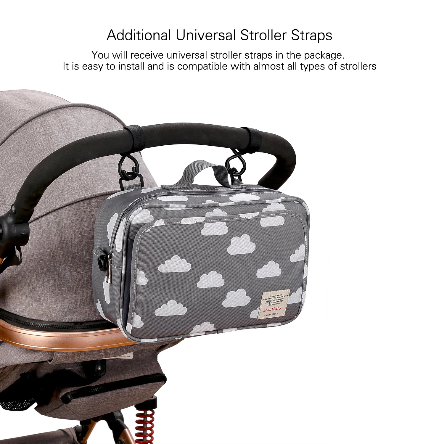 Waterproof Baby Mummy Bags Fashion Prints WetDry for Disposable Reusable Maternity Diaper Bag Double Handle Wetbags