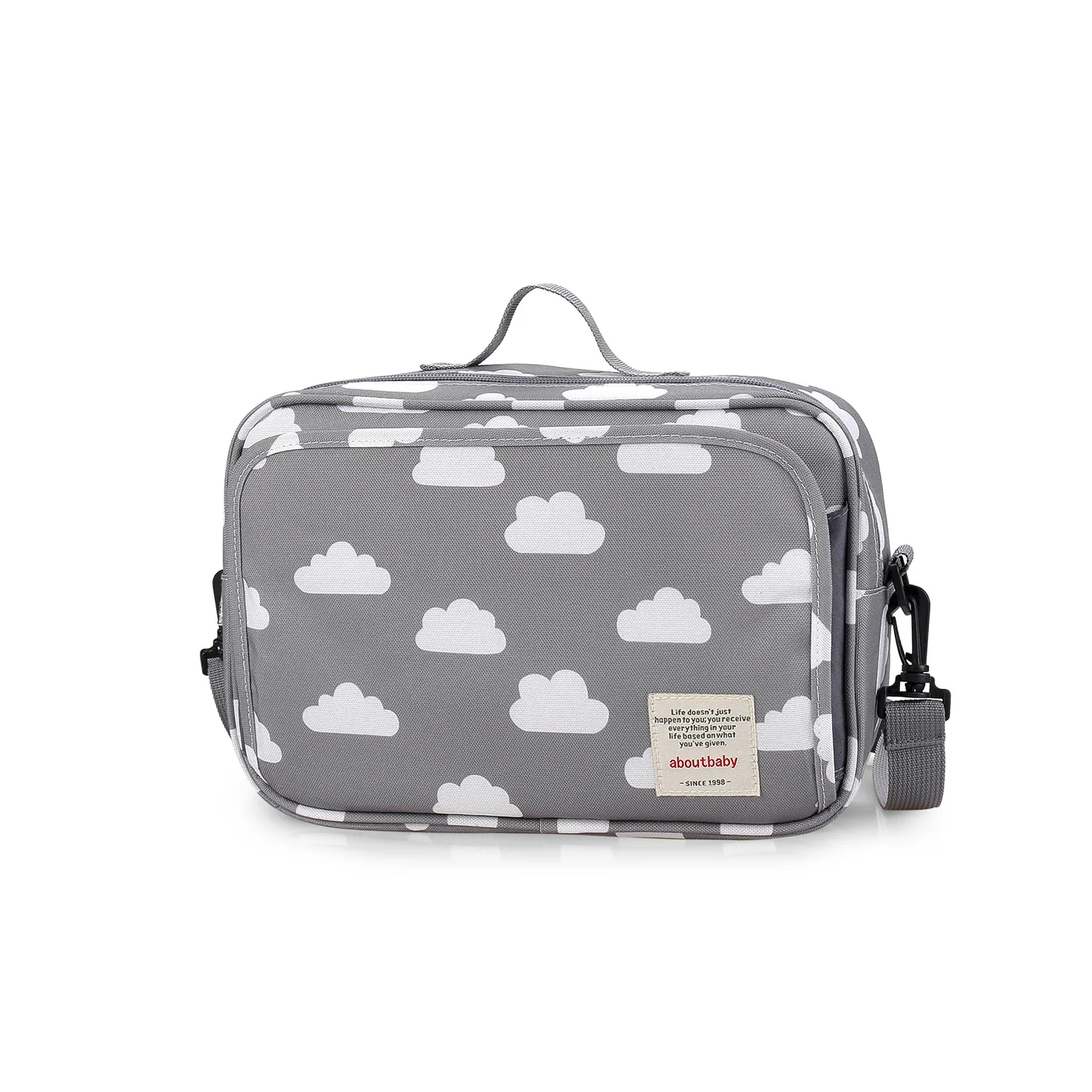 Waterproof Baby Mummy Bags Fashion Prints WetDry for Disposable Reusable Maternity Diaper Bag Double Handle Wetbags