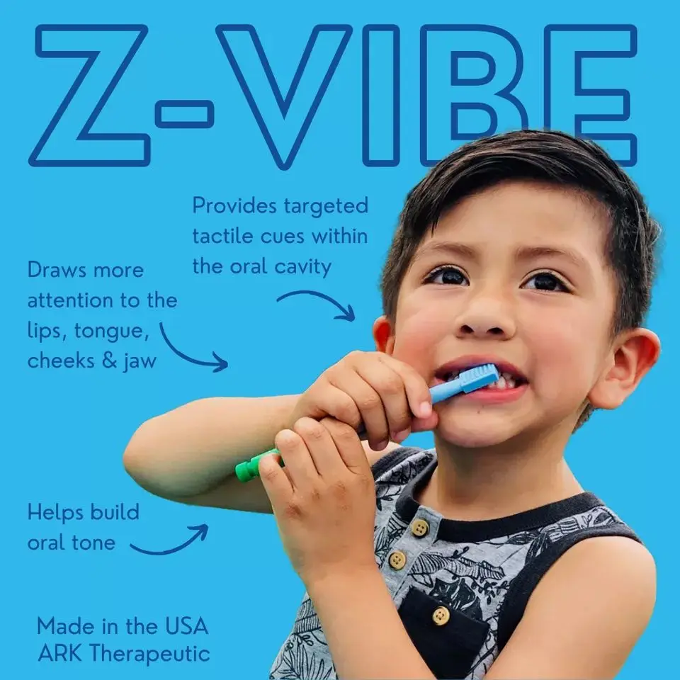 ARK Z Vibe Vibratory Oral Motor Tool Build Oral Tone Jaw Strength Improve Speech Delay And Feeding Therapy