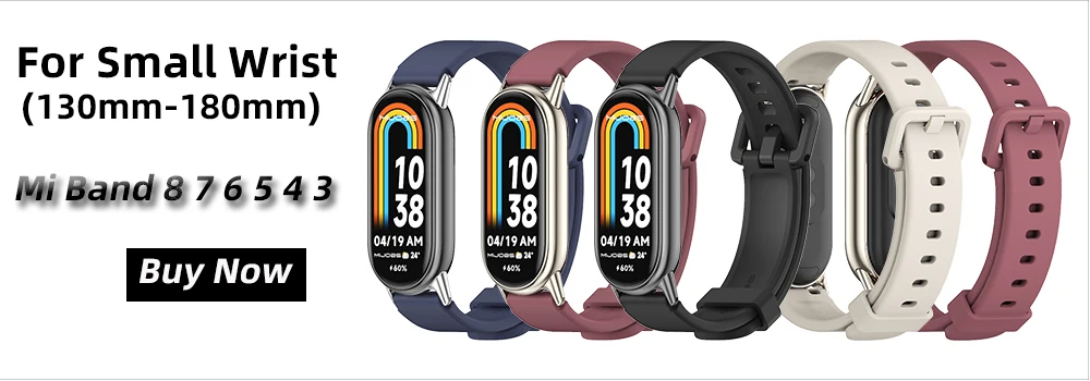 Strap For Xiaomi Mi Band 11 10 9 8 7 6 5 Silicone Wristband Bracelet Replacement For Xiaomi Band 8 MiBand 9 10 Wrist Strap