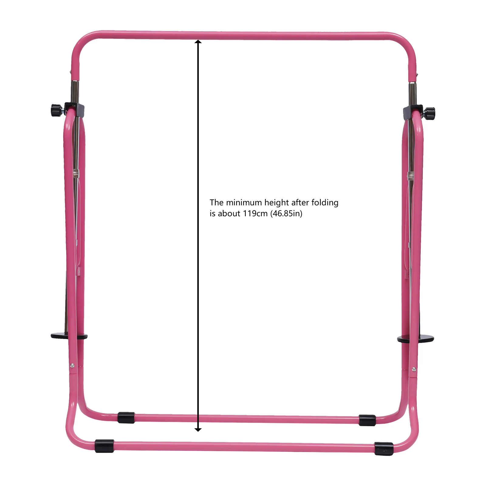 Junior Kid Training Bar Horizontal Gymnastics Bar Indoor Sports Adjustable Blue/Pink Children Home Play Bars