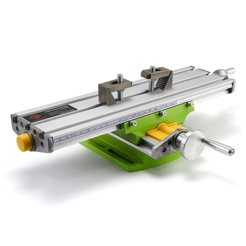 ALLSOME BG-6330 Compound Table Working Cross Slide Table Worktable for Milling Drilling Bench Multifunction Adjustable X-Y