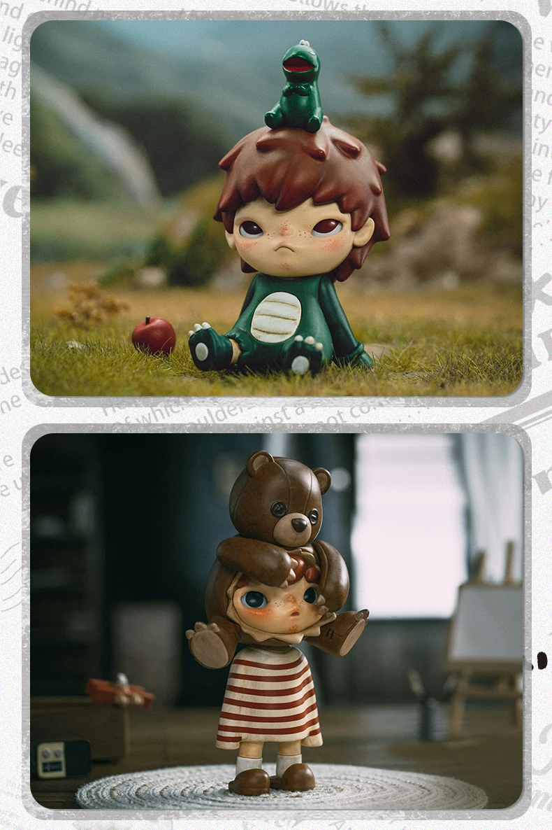 POP MART Hirono Little Mischief Series 1pc/12pcs Mystery Box Blind box Action Figurine Cute Toy
