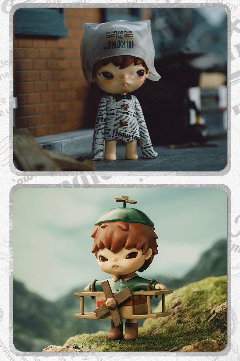 POP MART Hirono Little Mischief Series 1pc/12pcs Mystery Box Blind box Action Figurine Cute Toy
