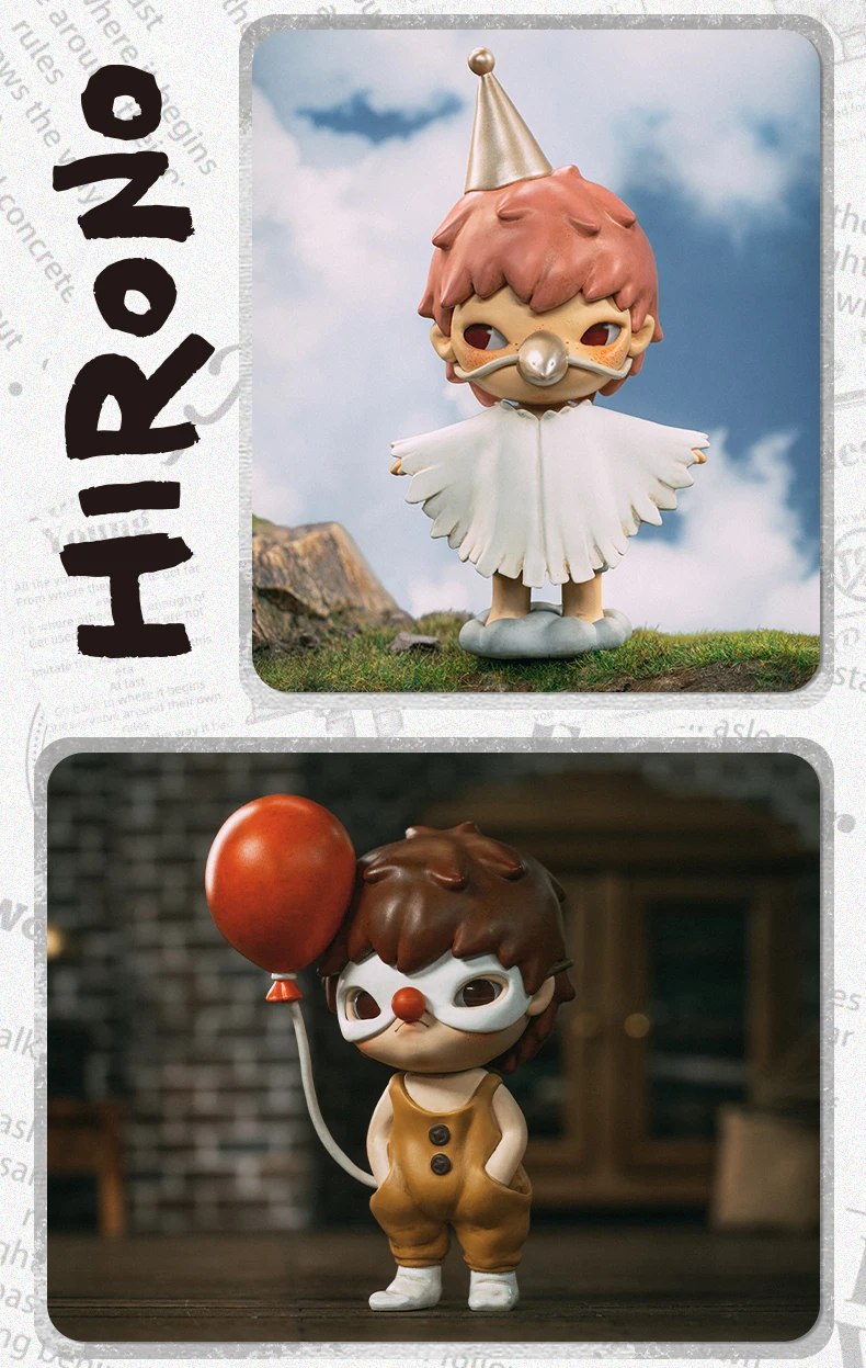 POP MART Hirono Little Mischief Series 1pc/12pcs Mystery Box Blind box Action Figurine Cute Toy