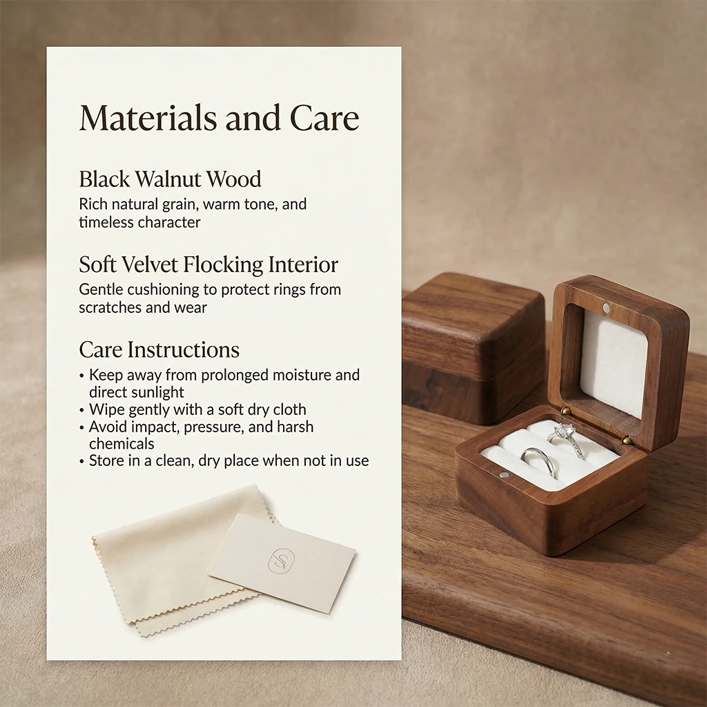 Wood Ring Box Wedding Jewelry Organizer Gift Box Personalized Engraving Proposal Ring Holder Bracelet Earring Packaging