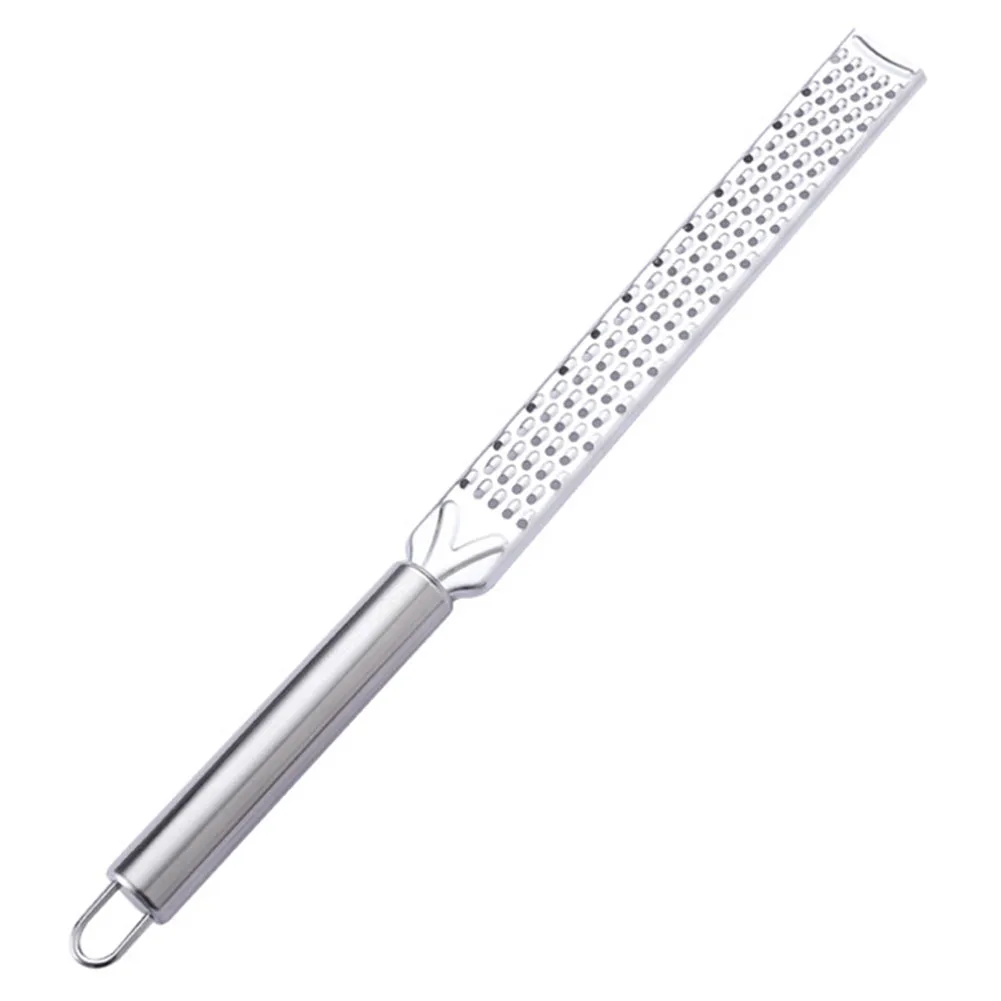 20cm Kitchen Grater Lemon Citrus Fruit Peeler Ginger Garlic Long Chocolate Grater Cheese Spices Stainless Steel Grater Kitchen