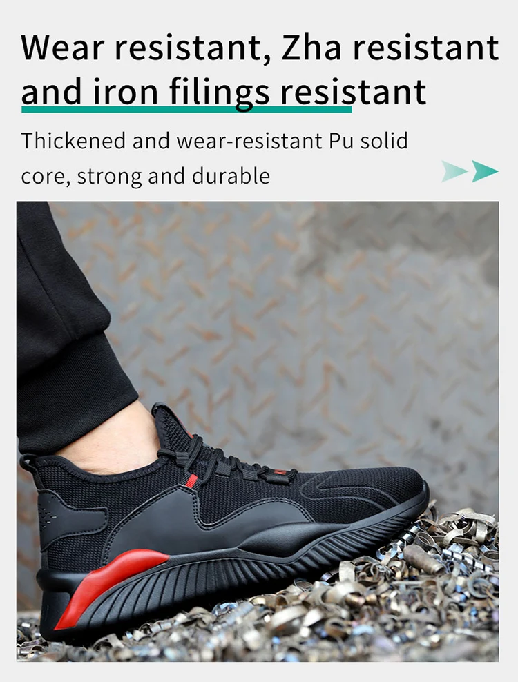2026 New Style Men Women Work Shoes Steel Toe Cap Safety Boots European Standard Anti-smash Anti-puncture Men Shoes Safety Shoes