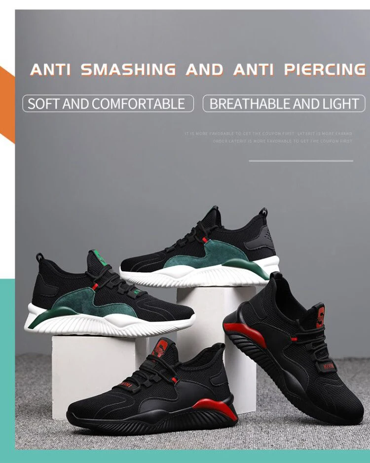 2026 New Style Men Women Work Shoes Steel Toe Cap Safety Boots European Standard Anti-smash Anti-puncture Men Shoes Safety Shoes
