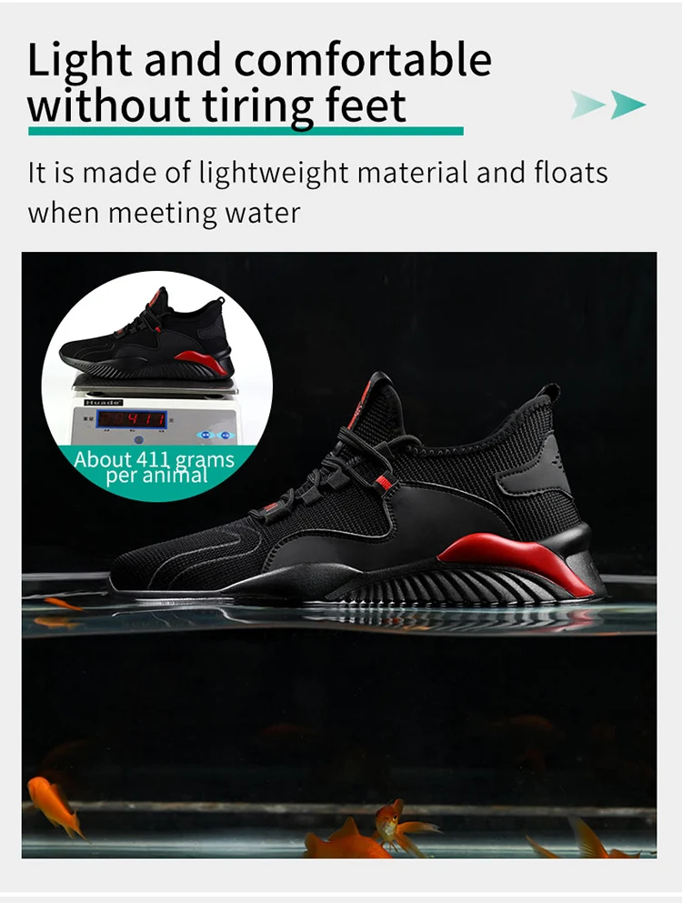 2026 New Style Men Women Work Shoes Steel Toe Cap Safety Boots European Standard Anti-smash Anti-puncture Men Shoes Safety Shoes