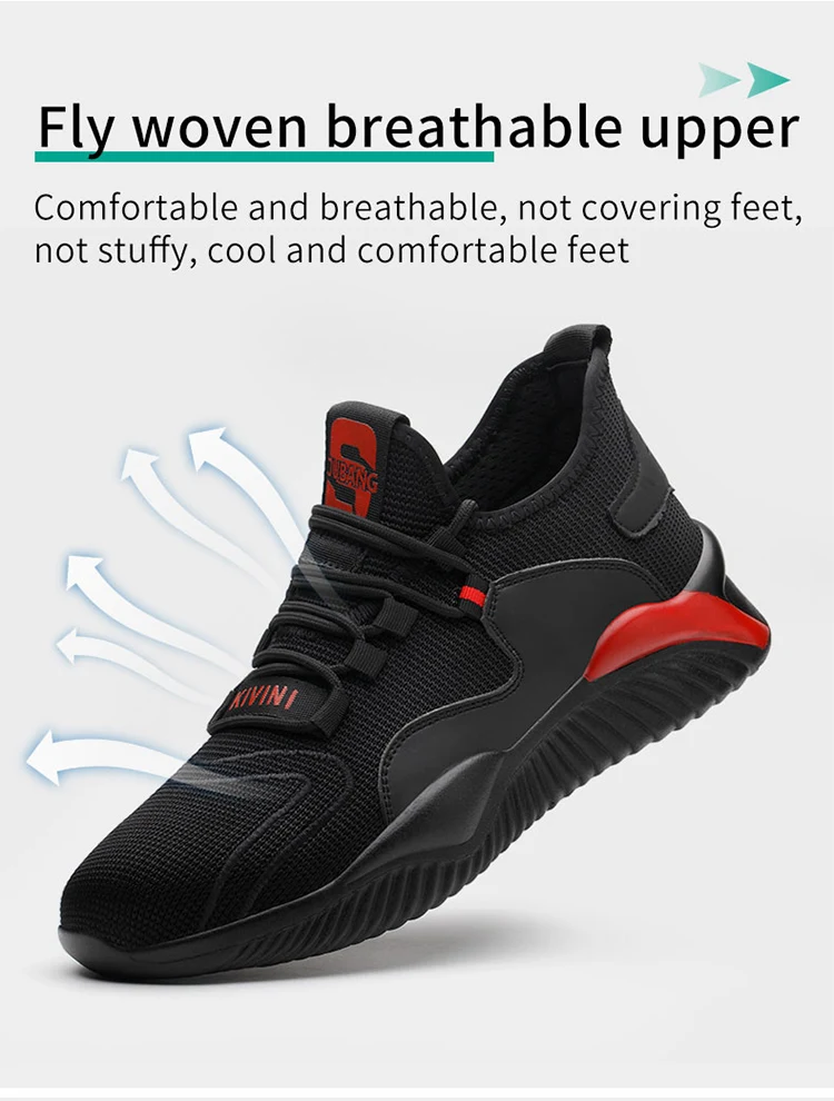 2026 New Style Men Women Work Shoes Steel Toe Cap Safety Boots European Standard Anti-smash Anti-puncture Men Shoes Safety Shoes
