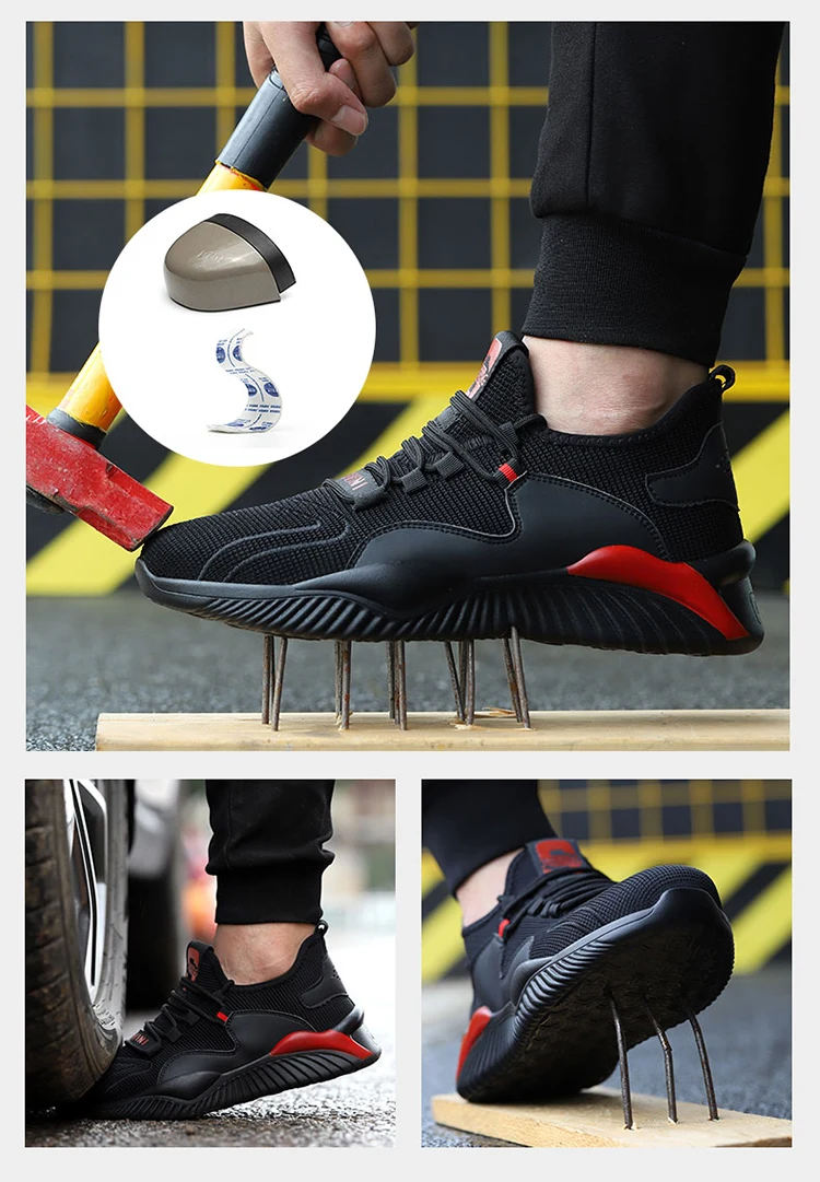 2026 New Style Men Women Work Shoes Steel Toe Cap Safety Boots European Standard Anti-smash Anti-puncture Men Shoes Safety Shoes