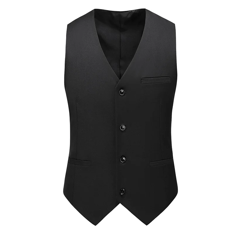 Royal Blue Vest Waistcoat Men's Brand New Slim-Fit V Neck Dress Vests Mens Formal Business Wedding Tuxedo Chaleco Hombre 6xl