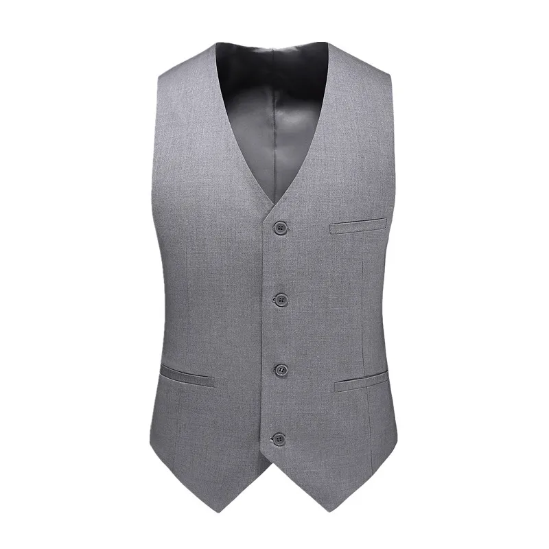 Royal Blue Vest Waistcoat Men's Brand New Slim-Fit V Neck Dress Vests Mens Formal Business Wedding Tuxedo Chaleco Hombre 6xl