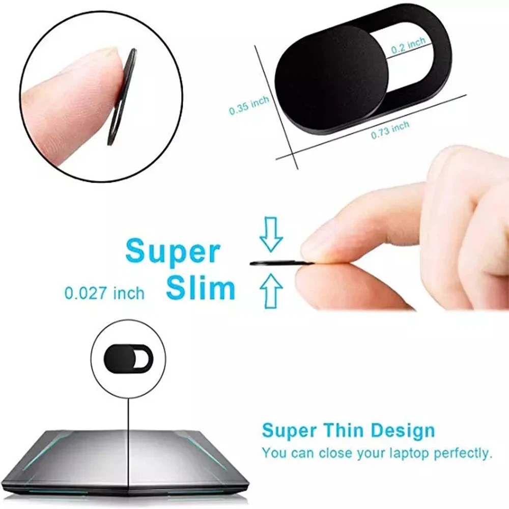 100/20/10/5/1pcs Sliding Webcam Cover Laptop Camera Cover Slider Phone Antispy For iPad Macbook Tablet Lenses Privacy Sticker