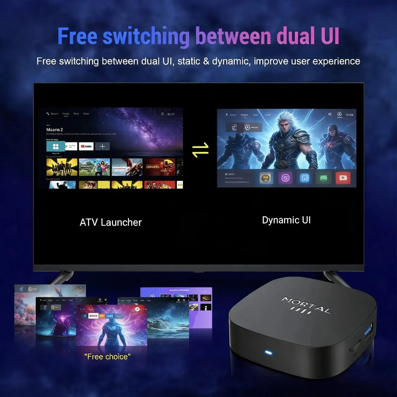 2026 New Smart TV Box T1+ RK3518 Android 16 WiFi 6 BT 5.4 Dual UI Interface 8K Ultra HD 8GB RAM 128GB ROM Smart Media Player