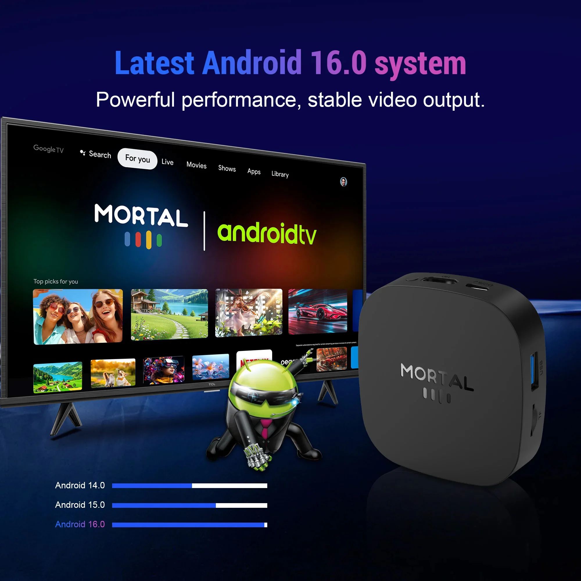 2026 New Smart TV Box T1+ RK3518 Android 16 WiFi 6 BT 5.4 Dual UI Interface 8K Ultra HD 8GB RAM 128GB ROM Smart Media Player