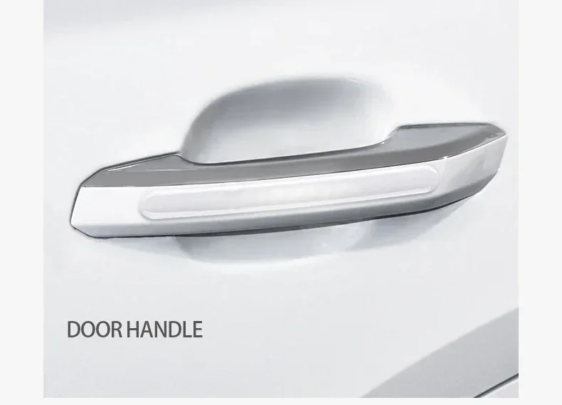 Car Door Edge Transparent Anti Scratch Protection Strips Bumper Scuff Plate Bar Rearview Mirror Anti-collision Protector Sticker